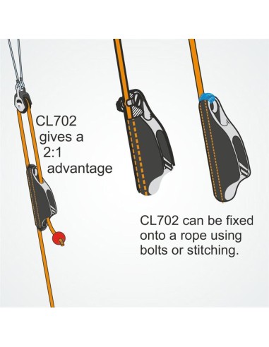 Clamcleat Aluminium Boom Cleat 3-6 mm | Shipsworld