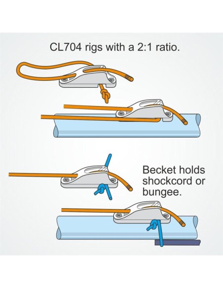 Clamcleat MK1 Racing Junior 3-6 mm | Shipsworld