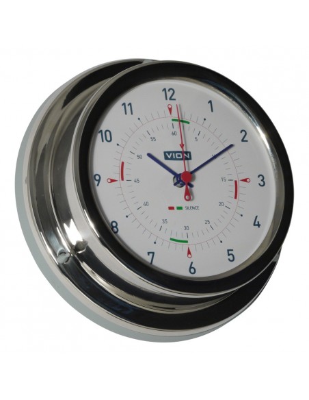 Quartz Klok - Glanzend RVS - 129 mm - VION