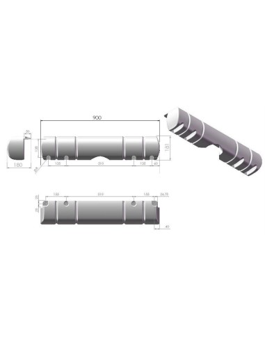 Dan-Fender Multi Dock Fender Wit 181 mm | Shipsworld