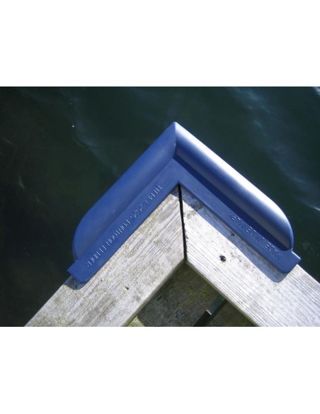 Steiger fender hoek 250x250 mm navy | Shipsworld