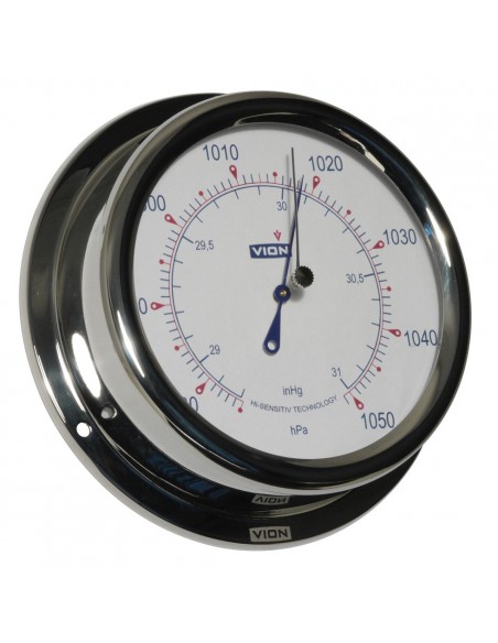 Barometer - Glanzend RVS - 150 mm - VION