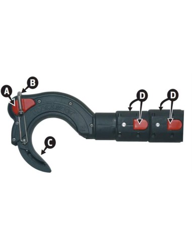 Hook & Moor Pikhaak Vario 2.50m 60mm | Shipsworld