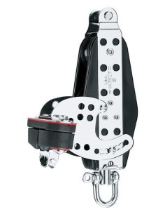 Harken MR 76mm vioolblok met hondsvot en klem | Shipsworld