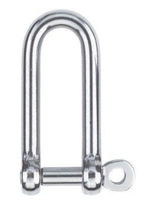 Harken D-sluiting lang 5 mm RVS 316 | Shipsworld