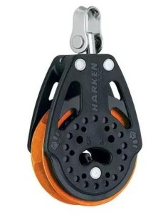 Harken 57C 1-schijfs ratelblok oranje | Shipsworld