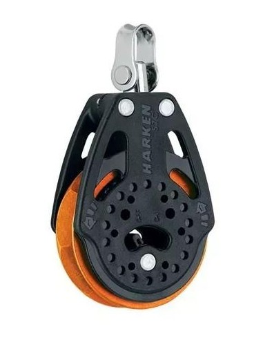 Harken 57C 1-schijfs ratelblok oranje | Shipsworld
