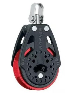 Harken 57C Ratelblok Rood 57mm | Shipsworld