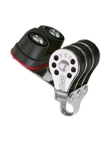 Harken 22mm Micro 3-schijfsblok met klem | Shipsworld