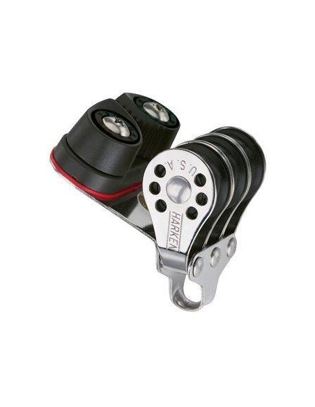 Harken 22mm Micro 3-schijfsblok met klem | Shipsworld