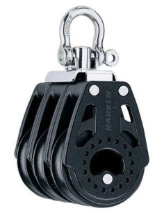 Harken 40C 3-schijfsblok Carbo 40 mm | Shipsworld
