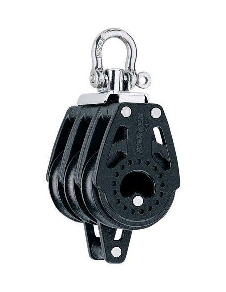 Harken 40C 3-schijfsblok met hondsvot | Shipsworld