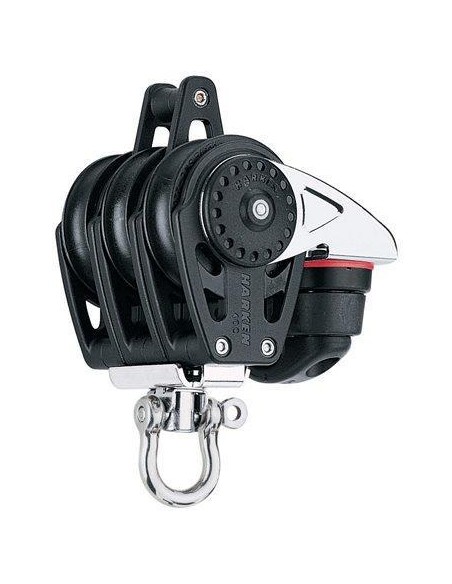 Harken Carbo 40C 3-schijfsblok met hondsvot | Shipsworld