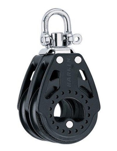 Harken 75C 2-schijfsblok Carbo 75 mm | Shipsworld