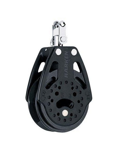 Harken 75C Carbo 1-schijfs Ratelblok 75 mm | Shipsworld