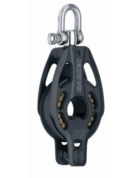 Harken 57mm Black Magic Blok met Hondsvot | Shipsworld