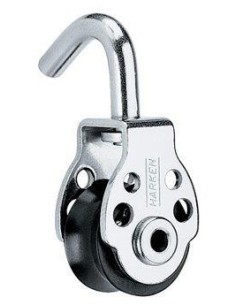 Harken 16mm 1-schijfsblok met inhaak | Shipsworld