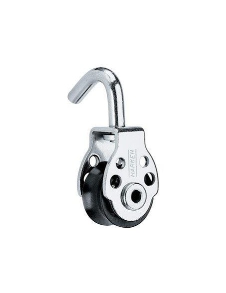 Harken 16mm 1-schijfsblok met inhaak | Shipsworld