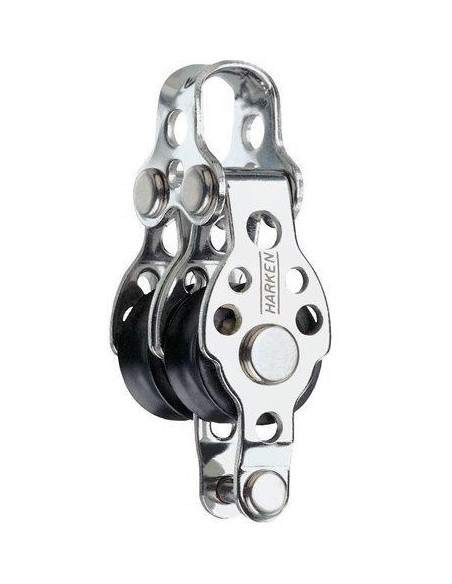 Harken 16mm 2-schijfsblok met hondsvot | Shipsworld