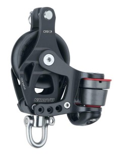 Harken Element 60mm 1-schijfsblok met klem | Shipsworld