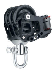Harken Element 60mm 3-schijfsblok met klem | Shipsworld
