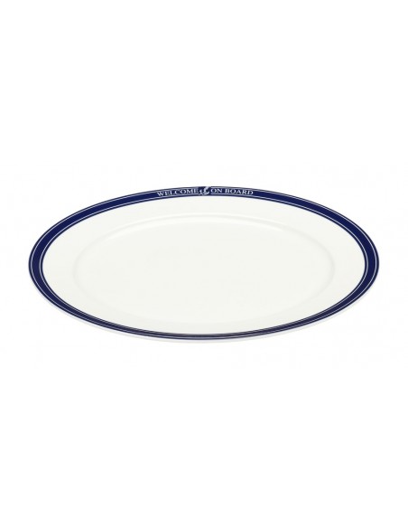 Vleesschaal - Ovaal - 32 cm - Welcome On Board