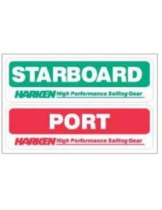 Harken BB/SB sticker | Bakboord & Stuurboord | Shipsworld