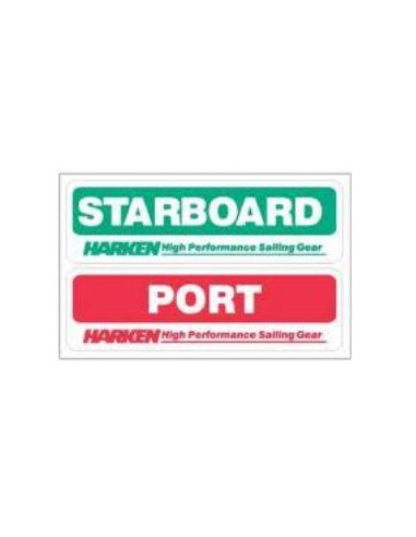 Harken BB/SB sticker | Bakboord & Stuurboord | Shipsworld
