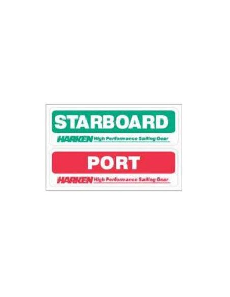 Harken BB/SB sticker | Bakboord & Stuurboord | Shipsworld