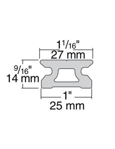 Harken 27mm MR rail CB 100cm | Shipsworld 2