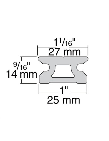 Harken 27mm MR rail CB 180cm | Shipsworld