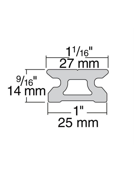 Harken 27mm MR rail CB 250cm | Shipsworld