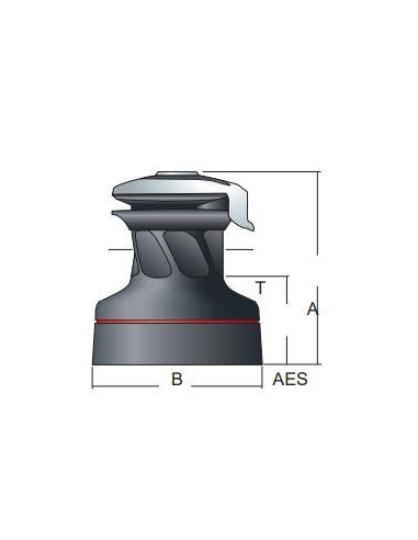 Harken Radial Lier 46.2ST Zwart | Shipsworld