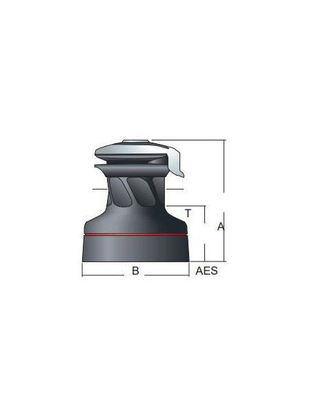 Harken Radial Lier 46.2ST Zwart | Shipsworld