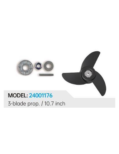 Haswing Propeller 3-blads 10.7 inch Protruar 5.0 | Shipsworld