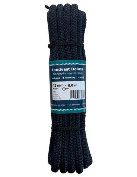 U-Rope Landvast Deluxe 12 mm x 6 m Navy | Shipsworld