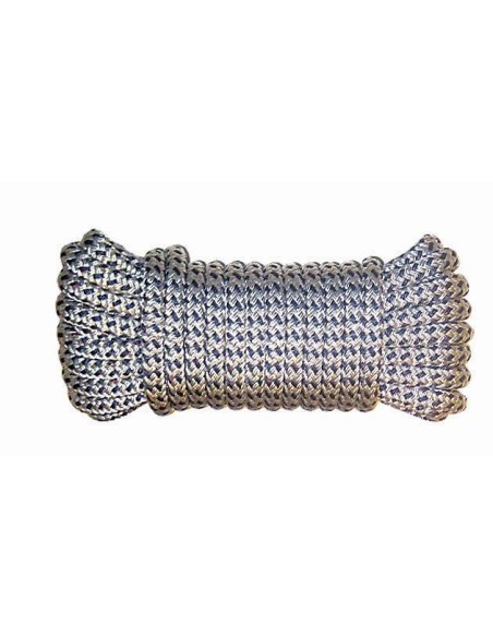 U-Rope Landvast Deluxe 12mm x 6m Wit/Navy | Shipsworld