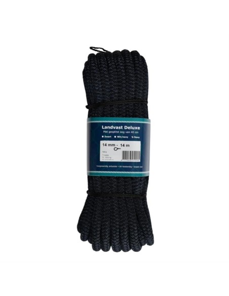 Landvast Deluxe 14mm x 14m Navy | Shipsworld