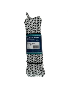 U-Rope Landvast Deluxe 14mm x 8m Wit/Navy | Shipsworld