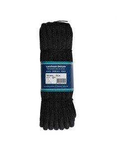 U-Rope Landvast Deluxe 16mm x 15m Zwart | Shipsworld