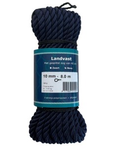 U-Rope Prijslandvast 10mm x 8m Navy | Shipsworld