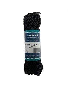 U-Rope Prijslandvast 10 mm x 4.5 m Zwart | Shipsworld