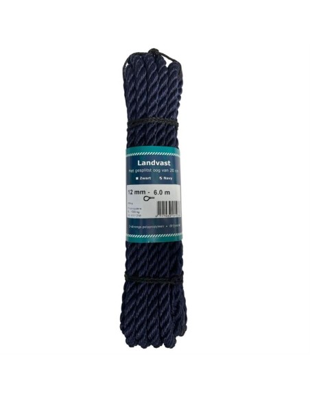 U-Rope Prijslandvast 12mm x 6m Navy | Shipsworld