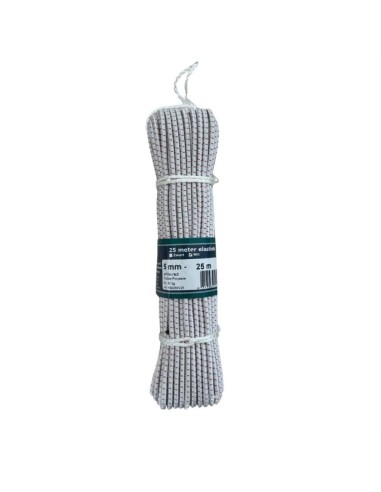 U-Rope Elastiek 5 mm Wit 25 m | Shipsworld