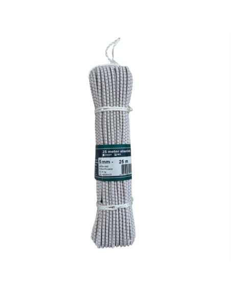 U-Rope Elastiek 5 mm Wit 25 m | Shipsworld