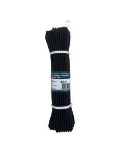 U-Rope Elastiek 5 mm Zwart 25 m | Shipsworld