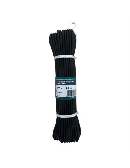 U-Rope Elastiek 5 mm Zwart 25 m | Shipsworld
