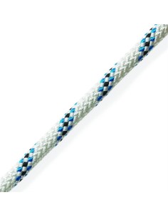 Marlowbraid 8 mm Wit/Blauw Touw | Shipsworld