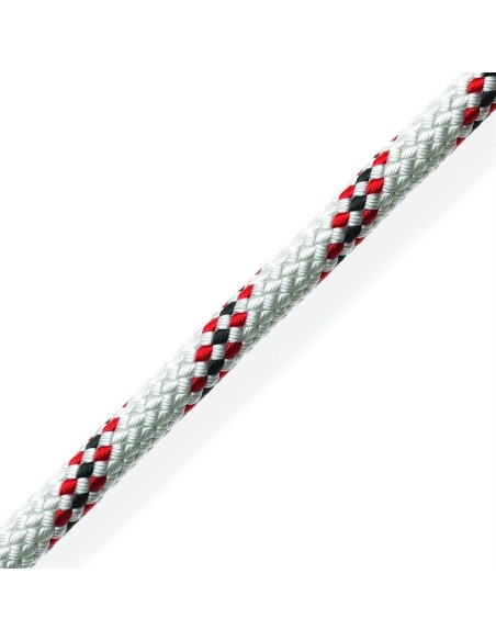 Marlowbraid 8 mm wit/rood | Shipsworld