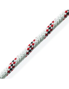 Marlowbraid 10 mm wit/rood | Shipsworld